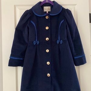 Rachel Riley Navy Girls Coat size 10 years old